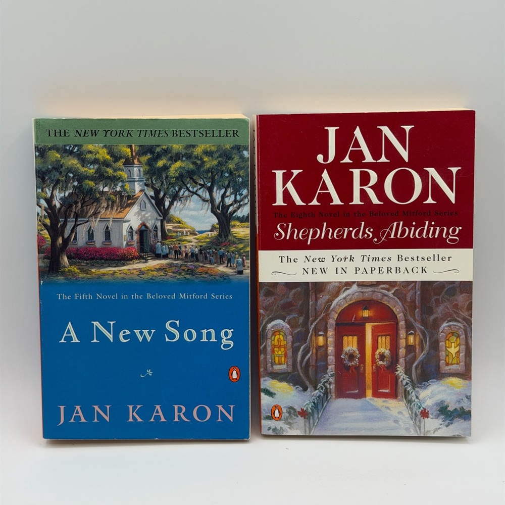 Lot of 2 Jan Karon Mitford Series Novels #5 & #8 -Paperback Books